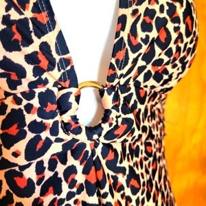 Kona Sol Women's Swimsuit Leopard XL from Target